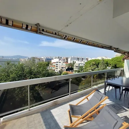 Superbe Climatise Proche Plages, Grande Terrasse Et Parking Prive * Antibes